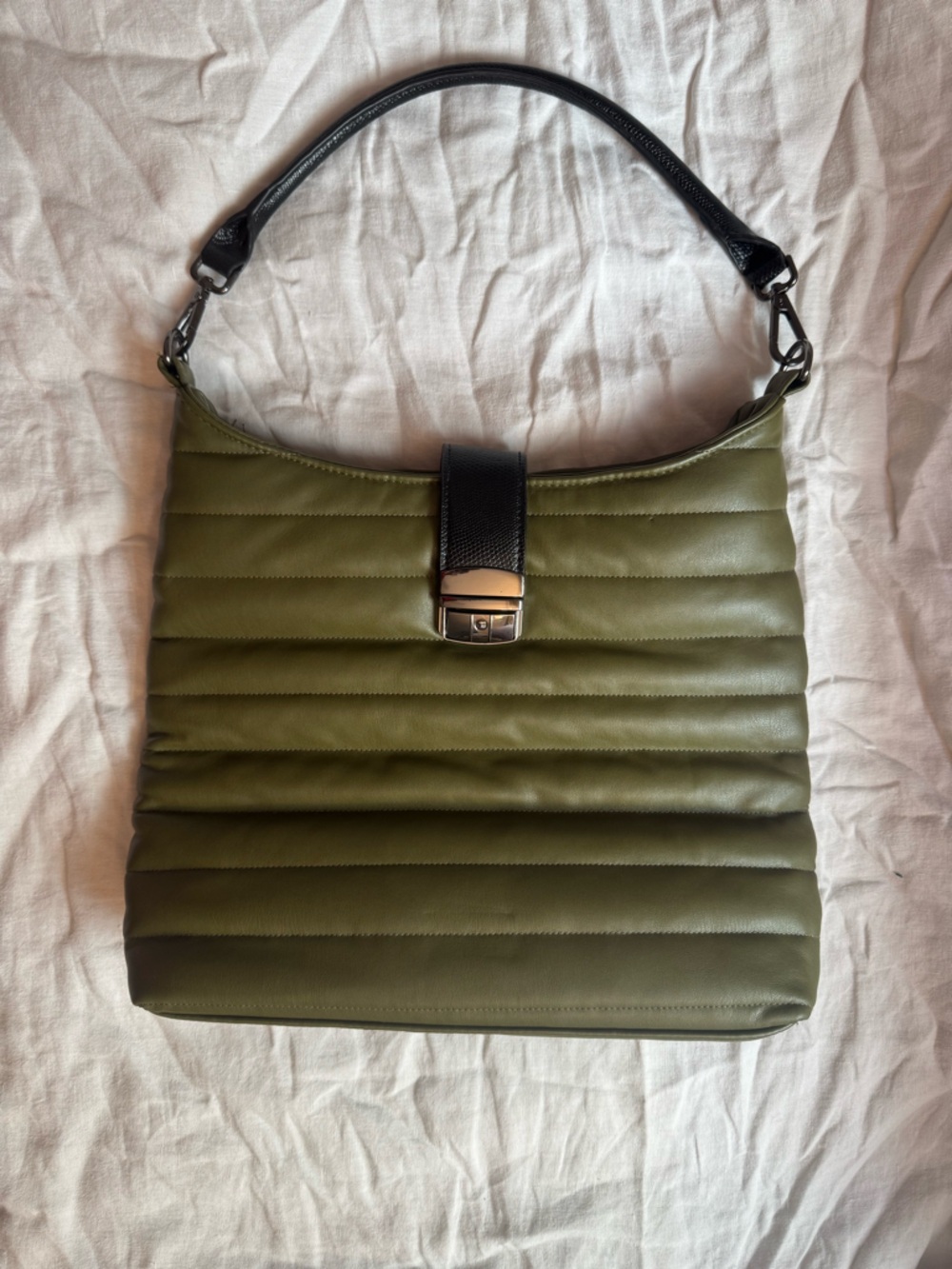 The Harper by THINK ROLYN | Faux Leather Hobo Bag with Two Straps